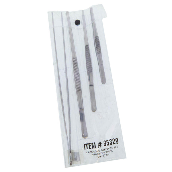 4 pc. Non-Serrated Tweezer Pack