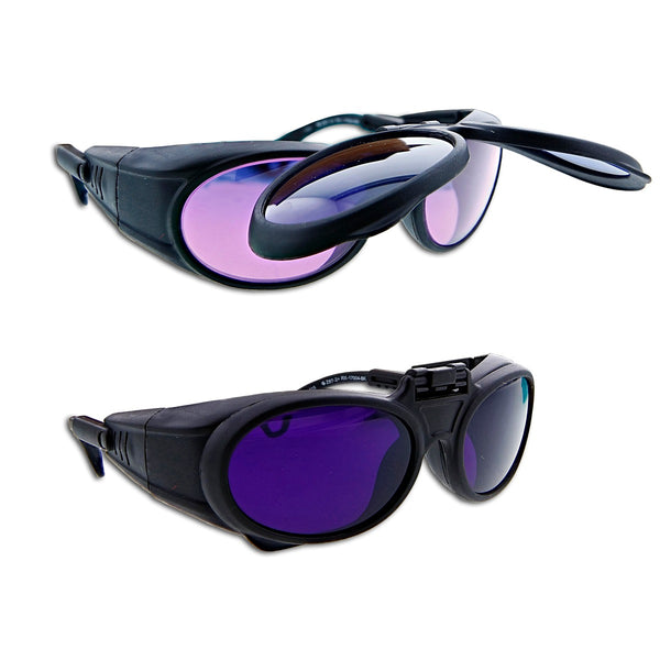 Glass Didymium Base Lens With Shade 3 Polycarbonte Flip Up