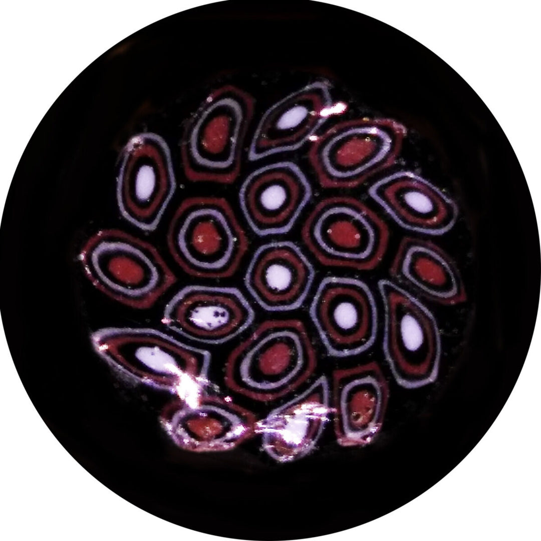 Red &amp; White Circle Milli