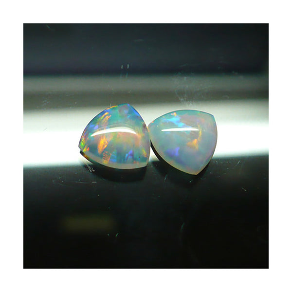 8mm White Trillion Opal