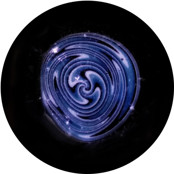 Blue & White Spiral Milli