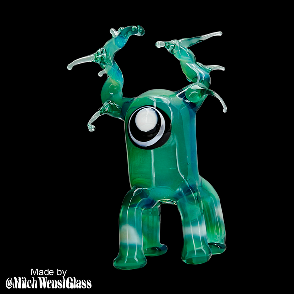 Lunar Glass Blue Waves Opal