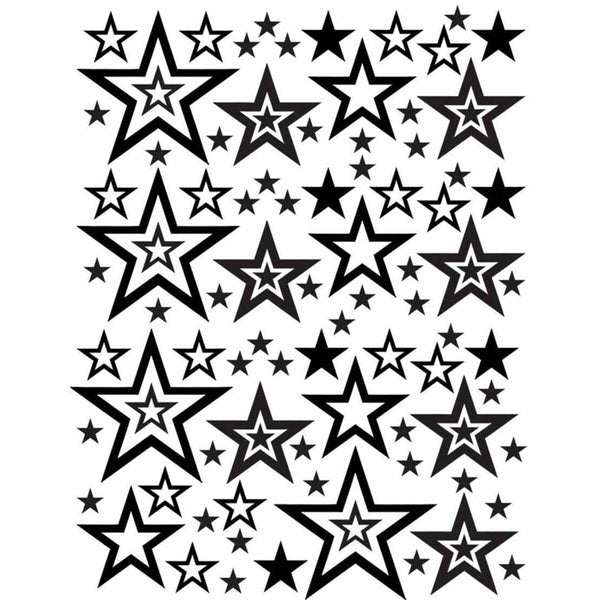 Stars Blasting Stencils