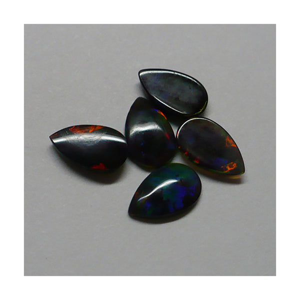 8 x 5mm Black Pear Opal