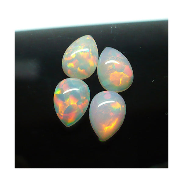 10 x 7mm White Pear Opal