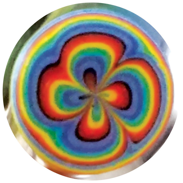 Rainbow implosion flower 284 milli