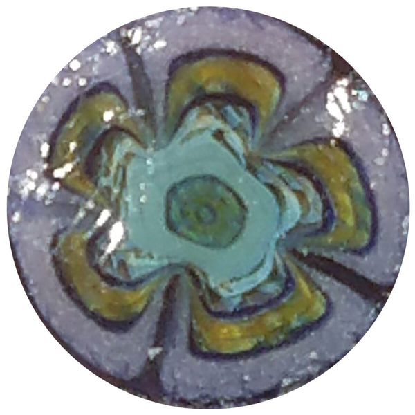 Blue amber aqua flower milli