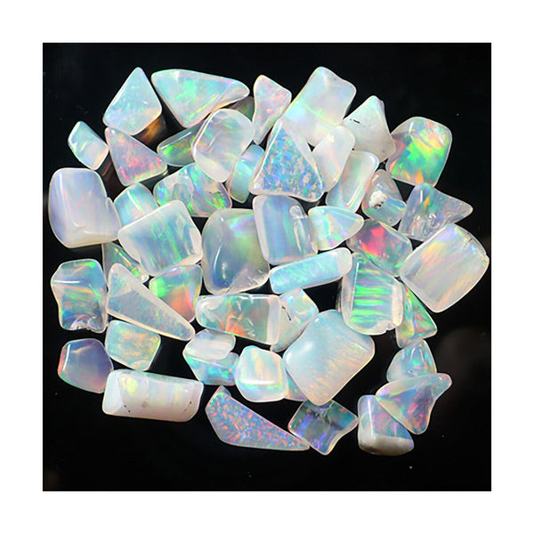 Polished White Gilson Fusing Opal