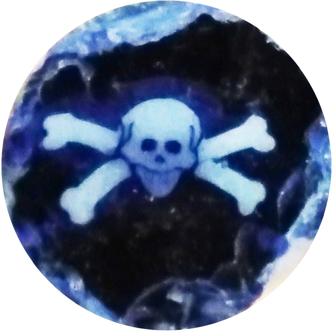 Blue Skull &amp; Crossbones Milli m393