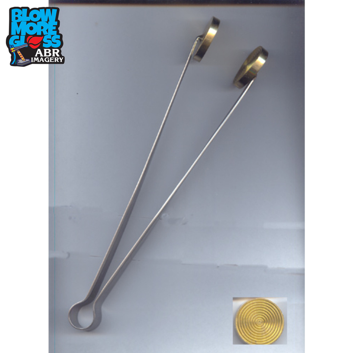 Blow More Glass Tools - Round Ring Texture Masher