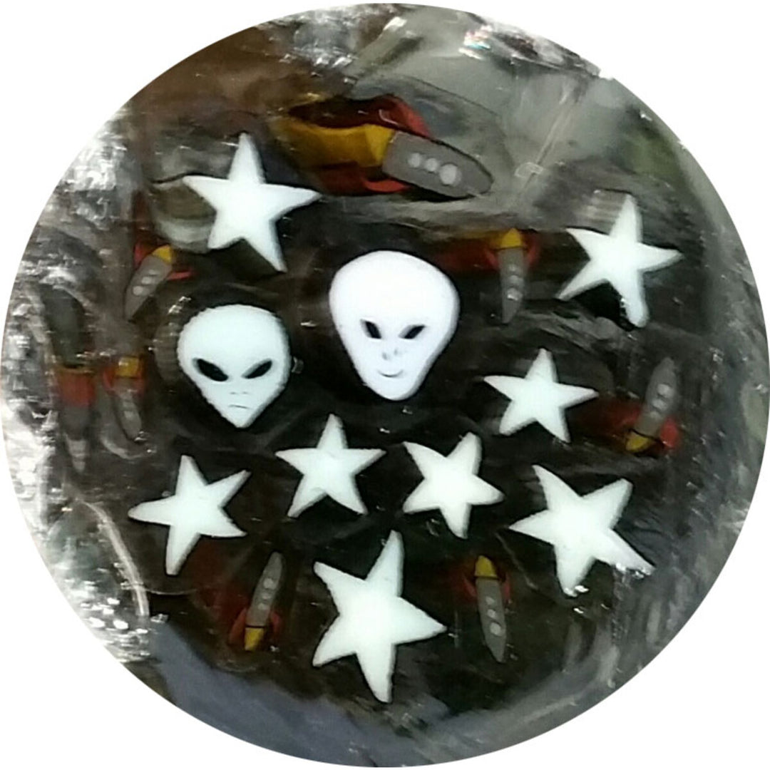 Rocket Ship-Stars-Alien Milli