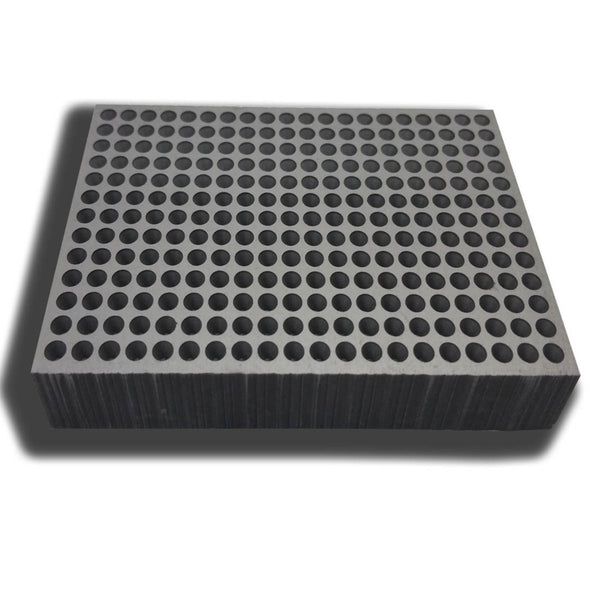 Graphite Multi Hole Texture Plate