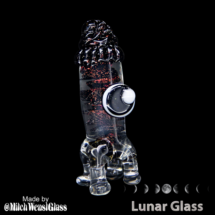 Lunar Glass Black Inner with Candy Apple Red Dichro