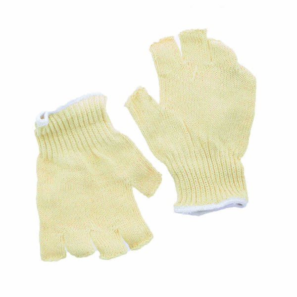 Fingerless Yellow Kevlar Gloves