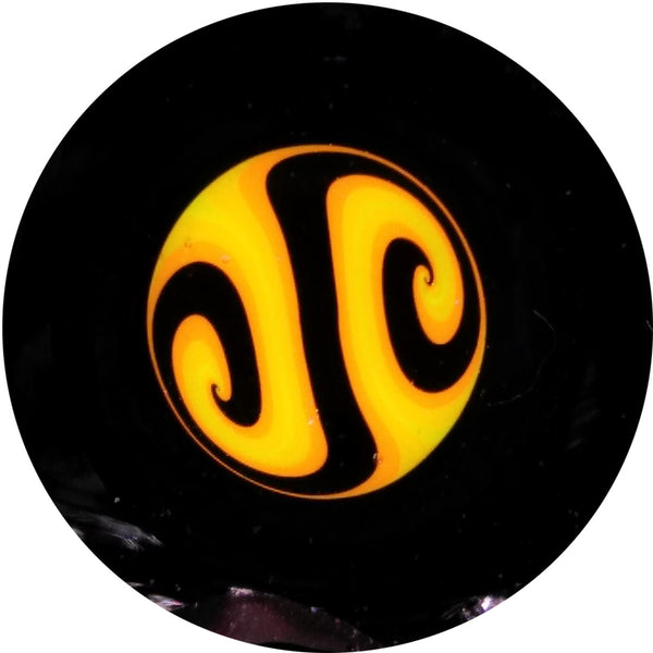 Yellow & Black Spiral Milli