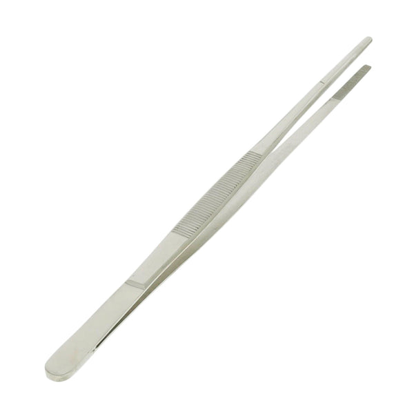 10" Serrated Glasswork Tweezers