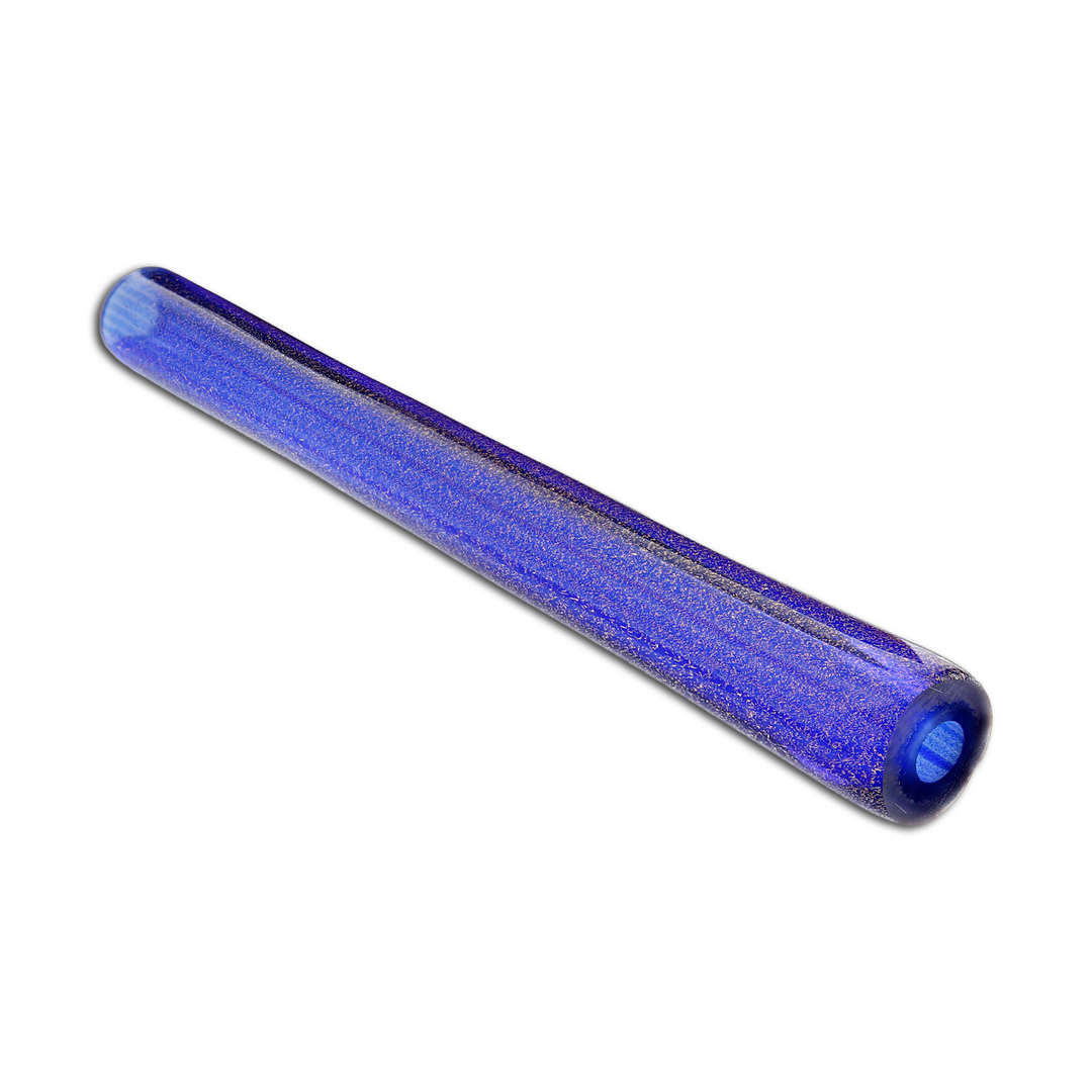 DinkDink Cyan/Dark Red Dichro over Boro Batch Dark Cobalt Supreme