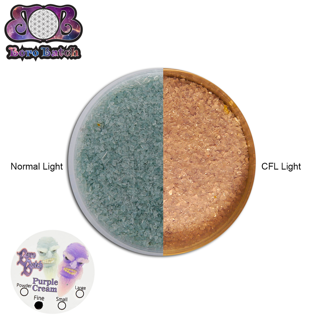 Boro Batch Purple Cream Frit (Fine)