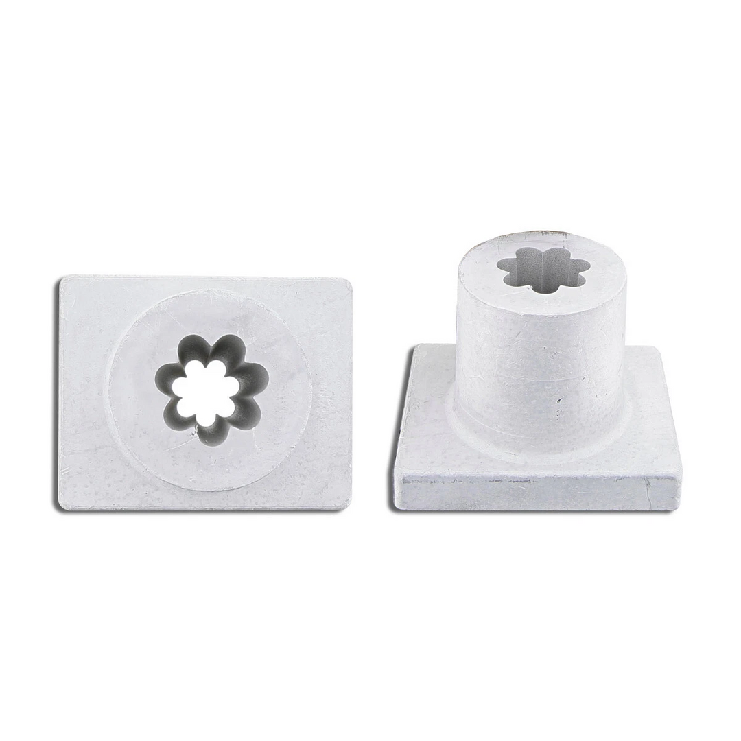 Flower Shaped Optic Mold 2" High