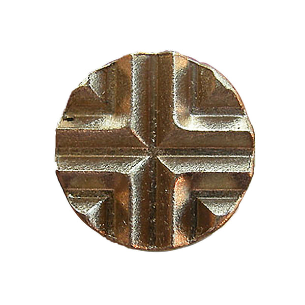 Brass Cross Textured Stamp