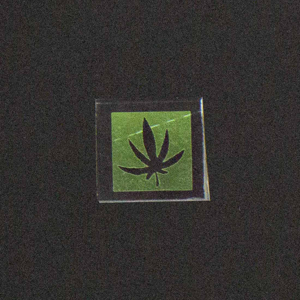 Inverted Cannabis Leaf Image