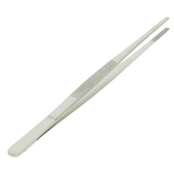 8" Serrated Glasswork Tweezers