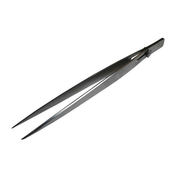 6" Straight Lock Glasswork Tweezers