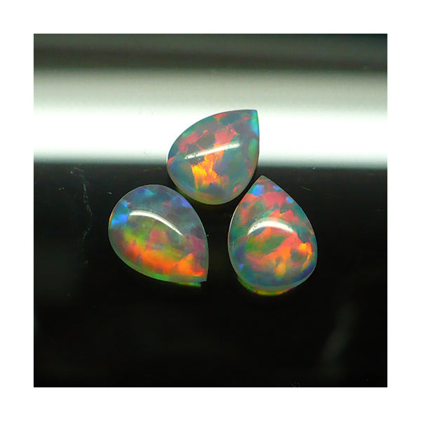 8 x 6mm White Pear Opal