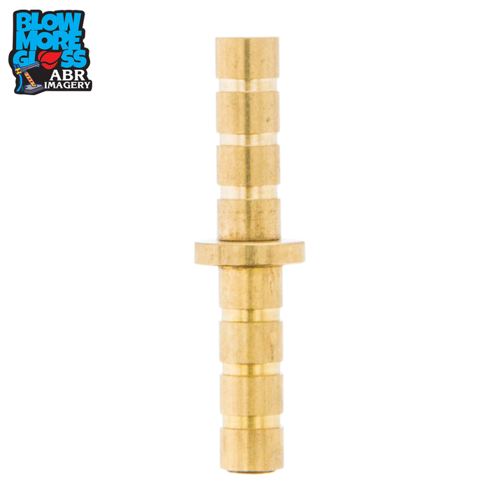 Blow More Glass Tools - 1/4" Straight Brass Double Swivel