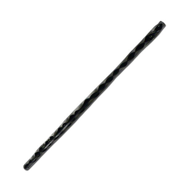 Encased Black Twist Cane