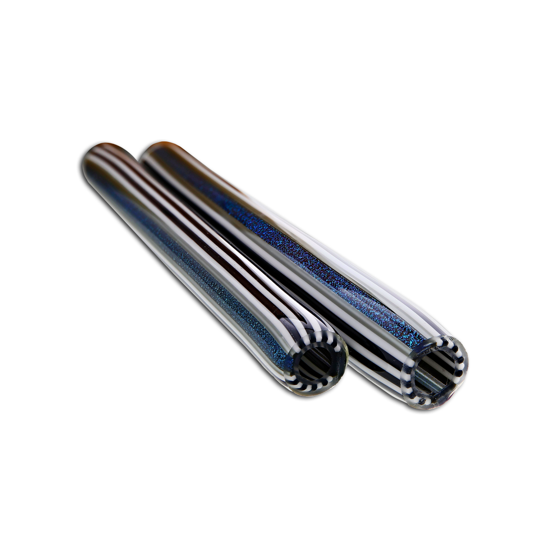 DinkDink Jailhouse with Molten Aura Electrum Accented Emerald Windows Vac-Stack Tubing