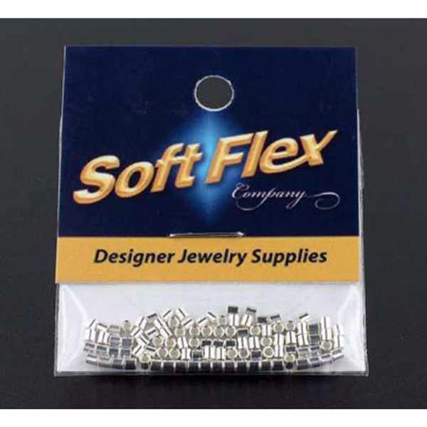 Silver Crimp Tubes (2mm x 2mm)