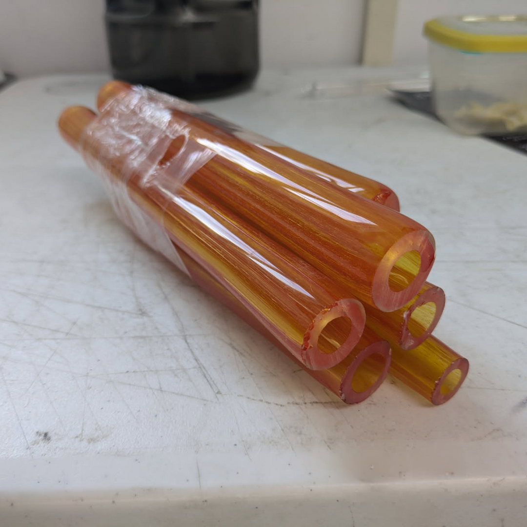 Boro Batch - Vac Stacked Tubing - Tangelo - 2LB Bundle - Fire Sale