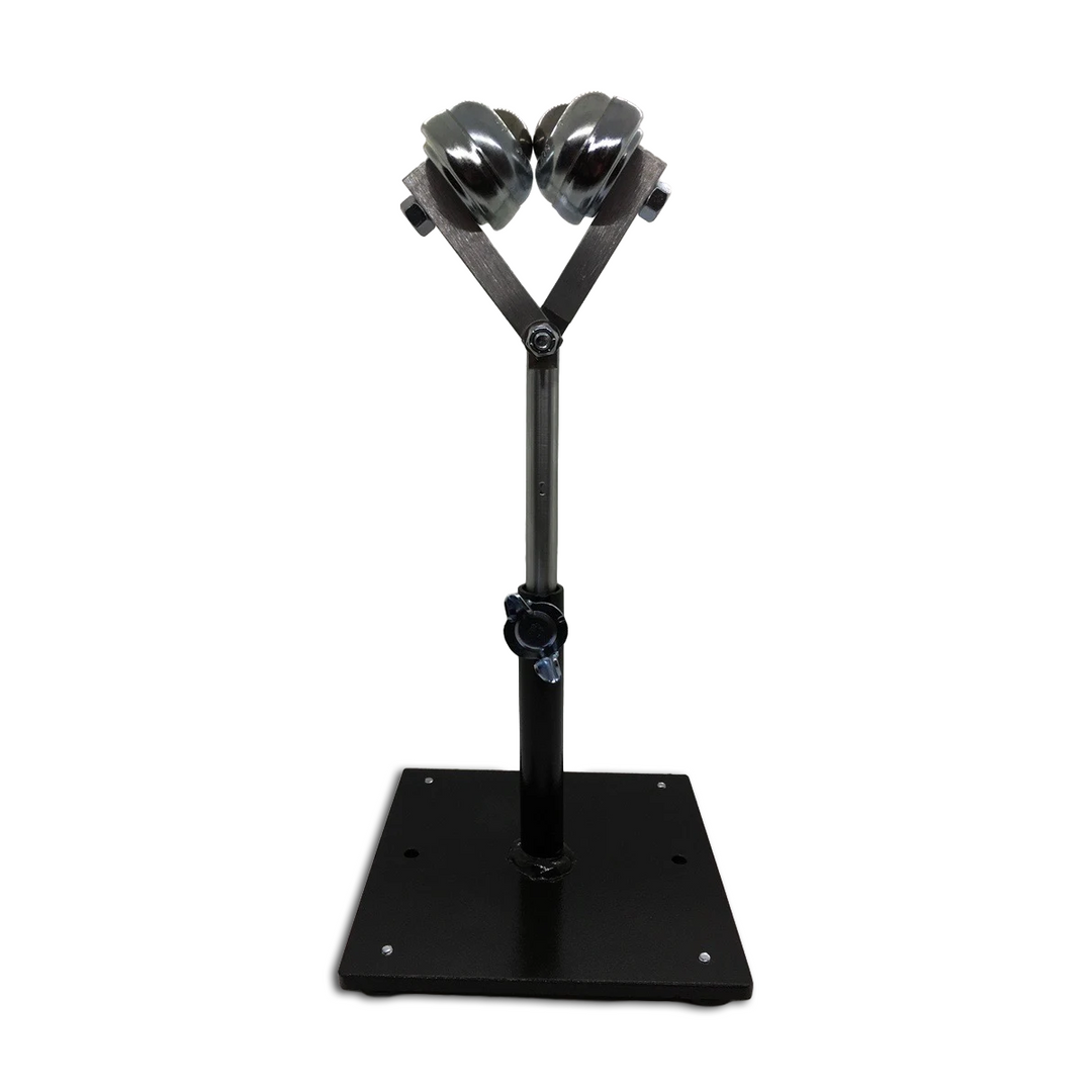Blast Shield 1" Pivoting Yolk Rollers with Stand