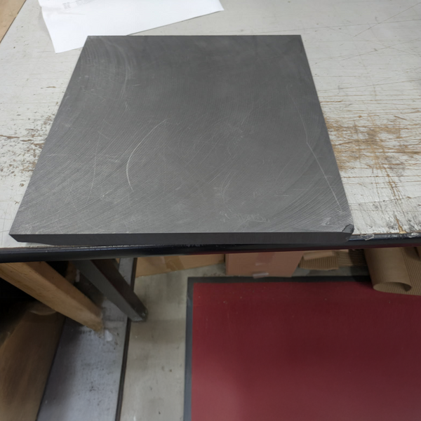 1" x 12" x 12" Graphite Plate - Fire Sale