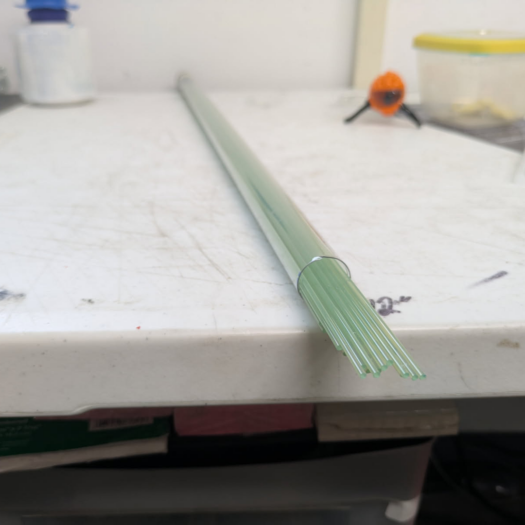 Blow More Glass Stringer - Jade Green - Fire Sale