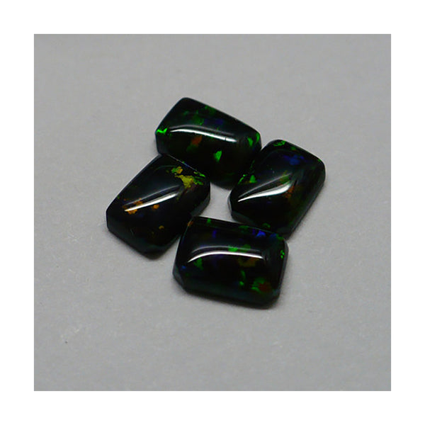 7 x 5mm Black Antique Cushion Opal