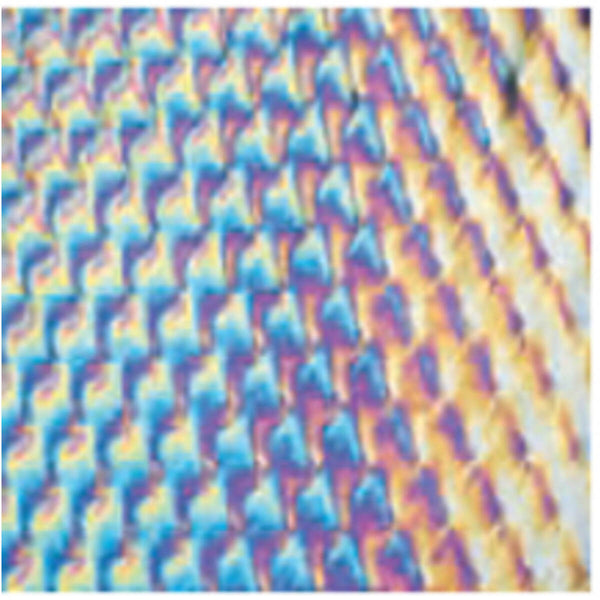 BLK DBL RLD IRID PATTERNED 3MM OPAL