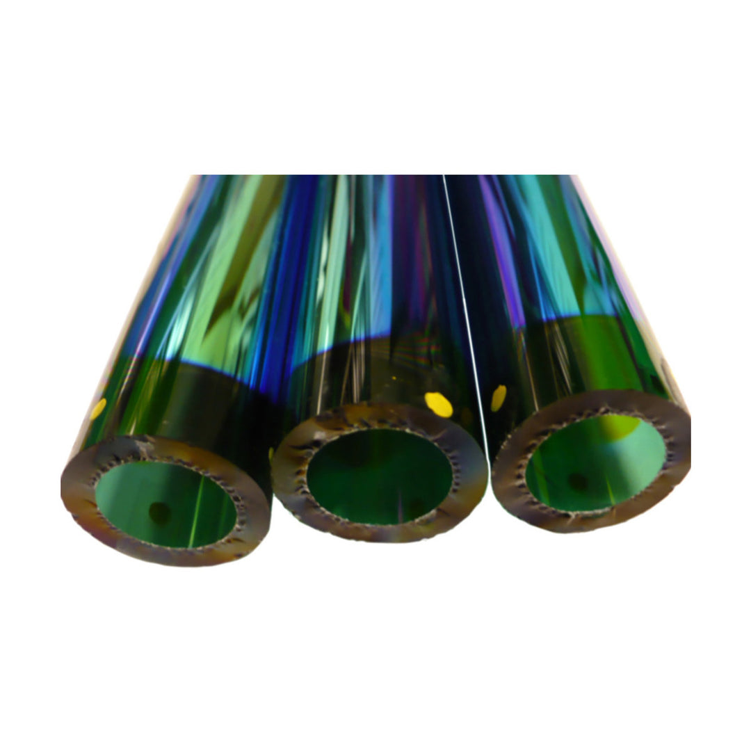 CBS Dichroic Coated Blue-Green Tubing - 25.4mm x 4mm - 33 COE