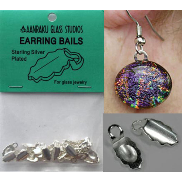 Silver Jewelry Earring Bail Pack