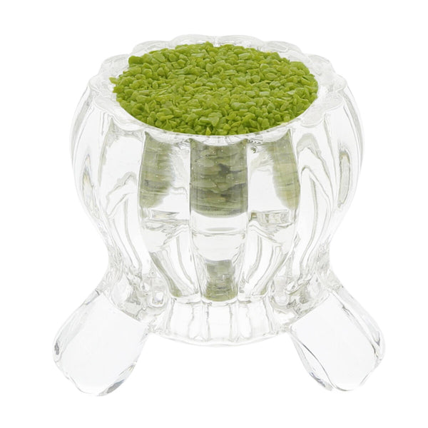 Kashmir Frit - Parrot Green - Small