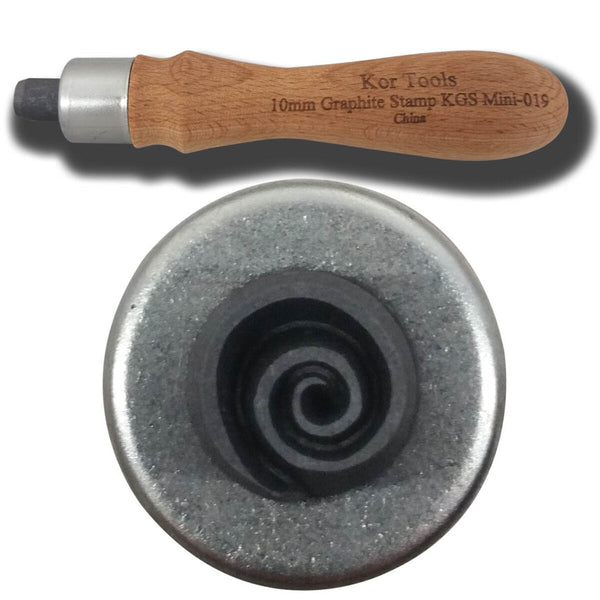 10mm Mini Graphite Spiral Stamp