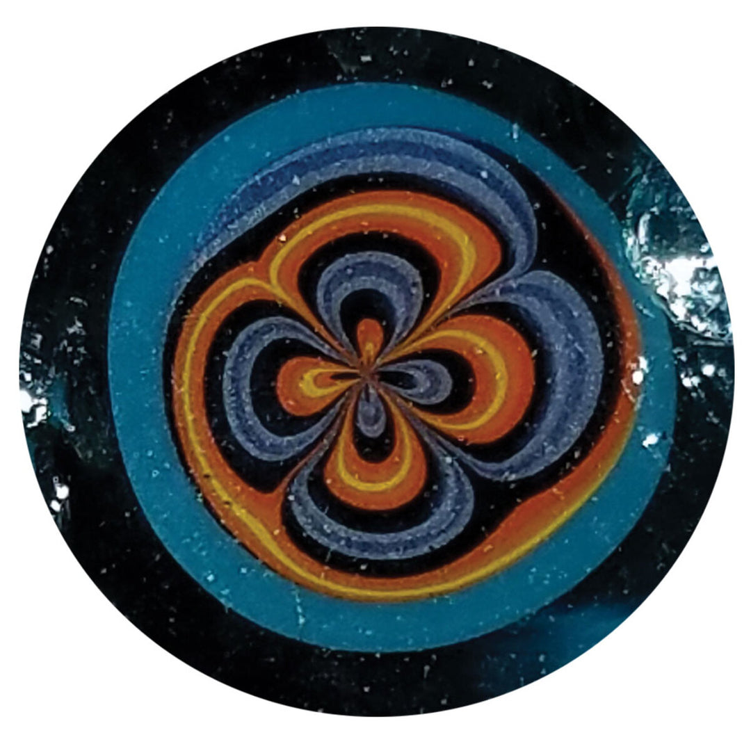 Blue &amp; Orange implosionflower milli