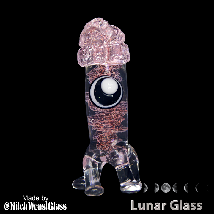 Lunar Glass Clear Inner with Candy Apple Red Dichro