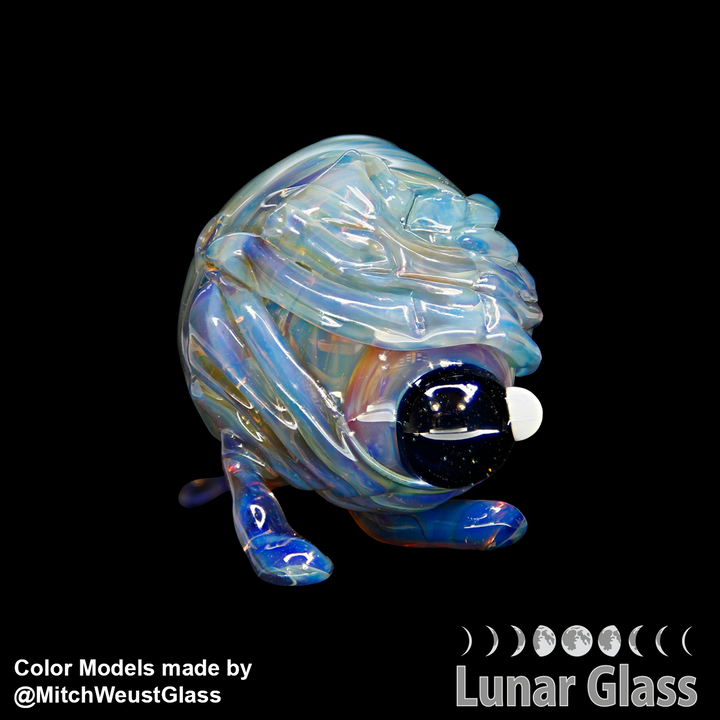 Lunar Glass Billow Blue