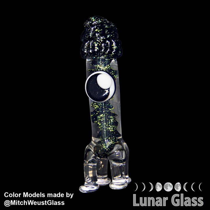 Lunar Glass Black Inner with Cyan/Copper Dichro