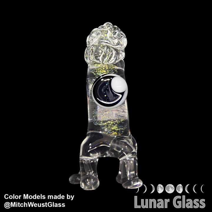 Lunar Glass Clear Inner with Cyan/Copper Dichro