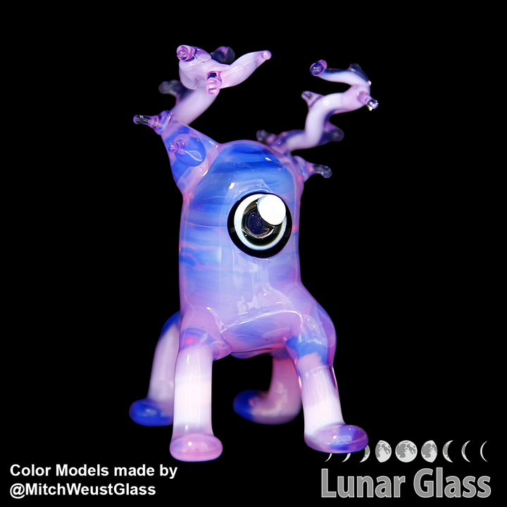 Lunar Glass Dense Amethyst Opal