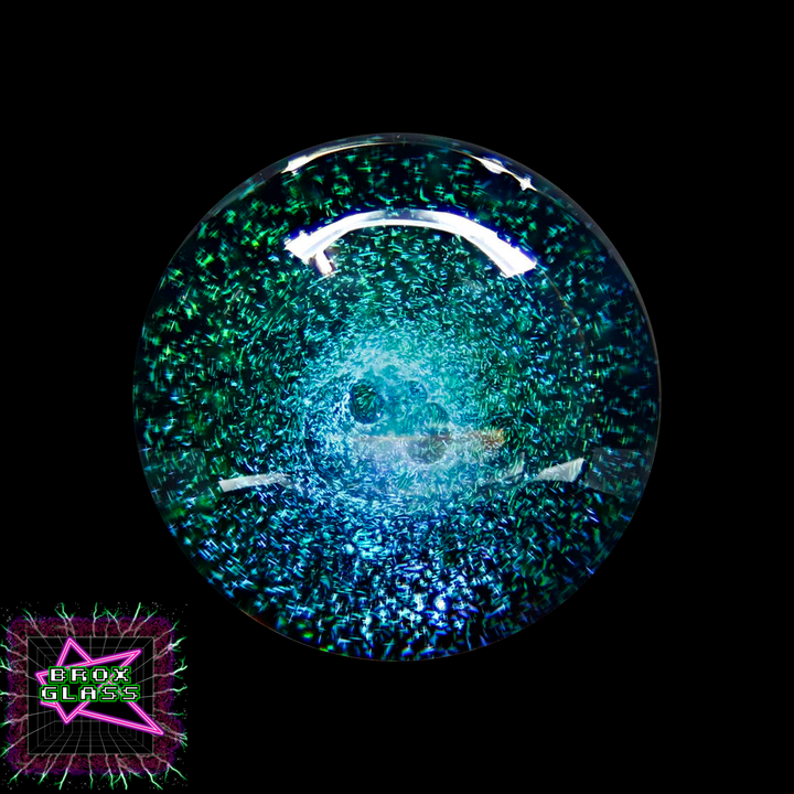 CBS Dichro (1/8") - Emerald Green - Crinkle - 33 COE