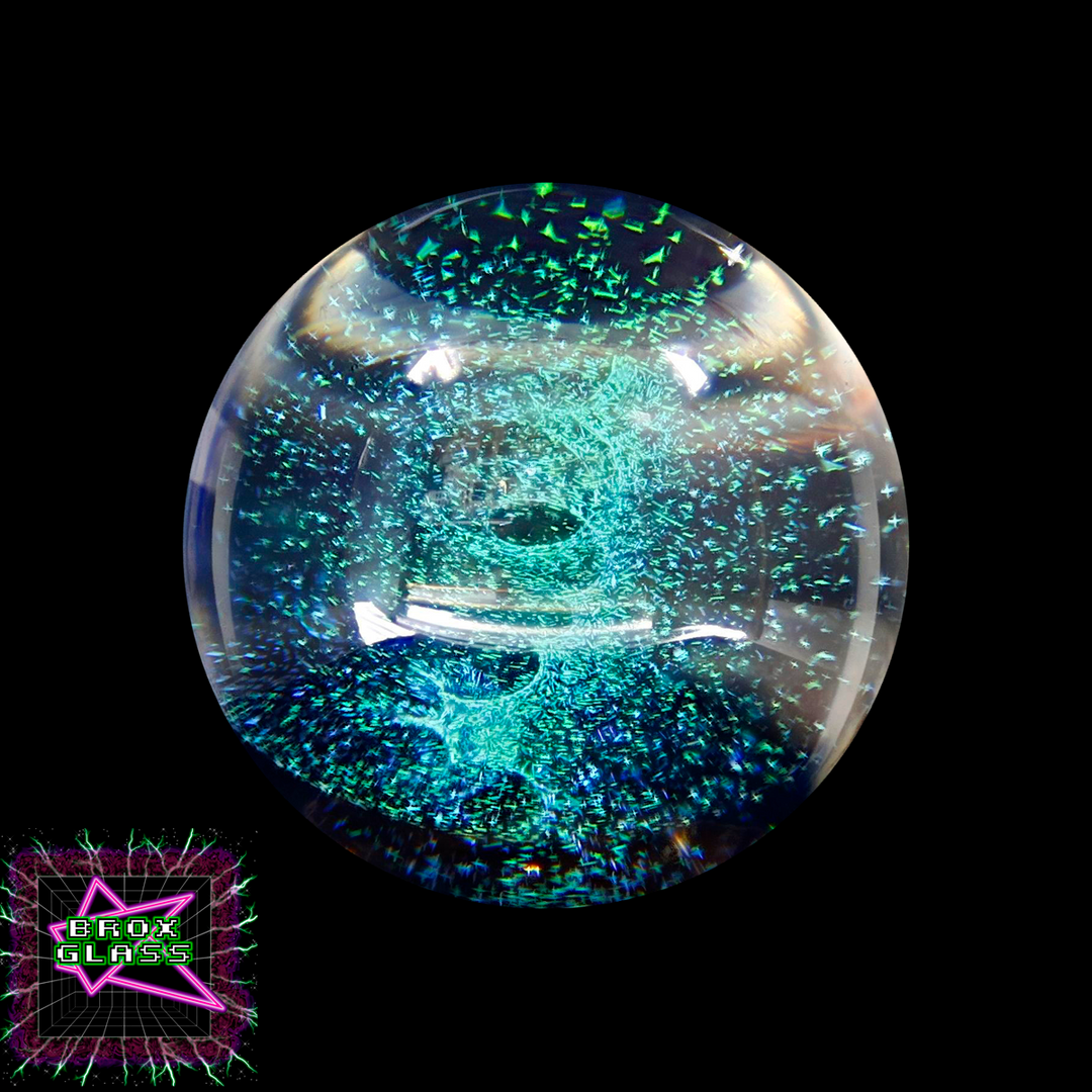 CBS Dichro (1/8") - Emerald Green - Crinkle - 33 COE